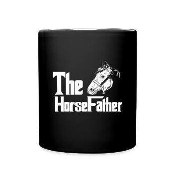 Schönes Reiten Pferde Spruch für Reiter - Tasse einfarbig - Schwarz - Vorne