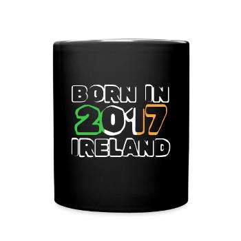Irland 2017 - Tasse einfarbig - Schwarz - Vorne