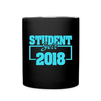 Jahr 2018 - Tasse einfarbig - Schwarz - Vorne