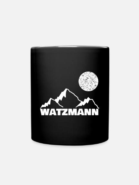 Sport Watzmann - Tasse einfarbig - Schwarz
