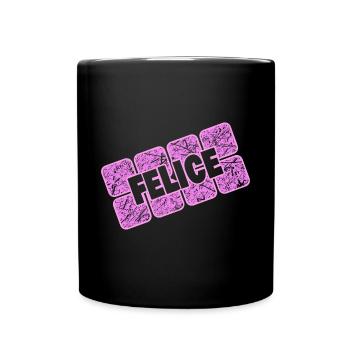 Valentine's Day Felice - Full Colour Mug - black - Front