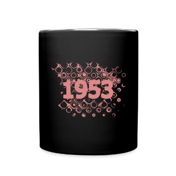 Retro 1953 - Tasse einfarbig - Schwarz - Vorne