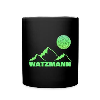 Mountaineering Watzmann - Full Colour Mug - black - Front