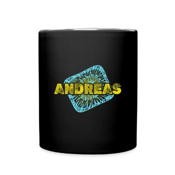 Birthday Andreas - Full Colour Mug - black - Front