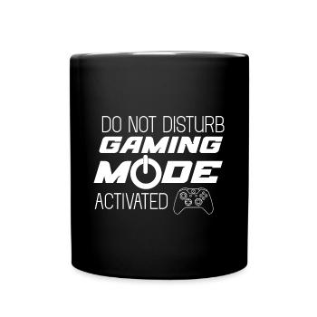 Gamer Geschenk Gaming Spruch für Zocker - Tasse einfarbig - Schwarz - Vorne