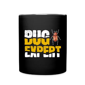 Collectionneurs d’insectes, insectes, amateurs de coléoptères, entomologistes - Mug uni - noir - Devant
