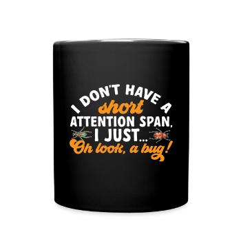 Insect collectors, insects, beetle lovers, entomologists - Full Colour Mug - black - Front