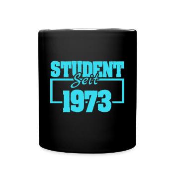 seit 1973 - Tasse einfarbig - Schwarz - Vorne