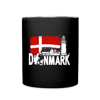Danemark Bovbjerg Fyr Lighthouse Holiday - Mug uni - noir - Devant