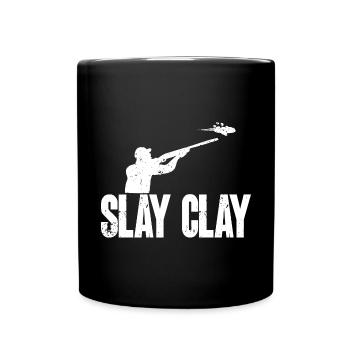 Shooting Skeet Clay Pigeon Shooting - Full Colour Mug - black - Front