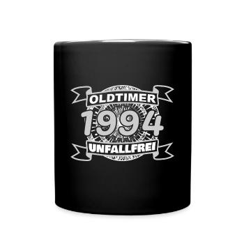 Oldtimer 1994 - Tasse einfarbig - Schwarz - Vorne