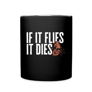 Shooting Skeet Clay Pigeon Shooting - Full Colour Mug - black - Front