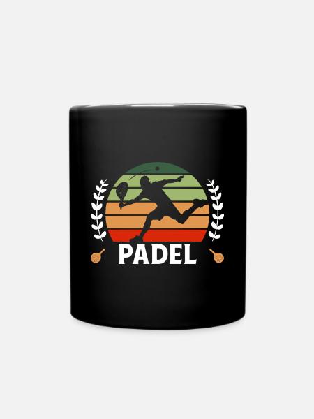 Padel Tennis Paddle Paddle Ball Padel Platform - Mug uni - noir