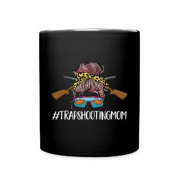 Shooting Skeet Clay Pigeon Shooting - Full Colour Mug - black - Front