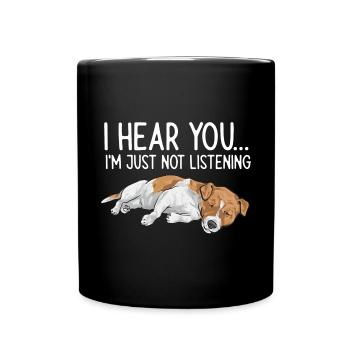 Jack Russell Terrier - Mug uni - noir - Devant