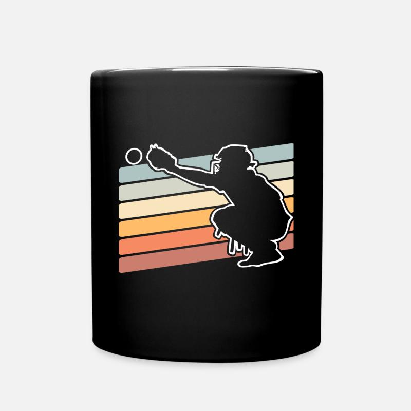 Baseball - Tasse einfarbig - Schwarz