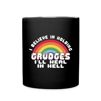 I believe in guilt that I feel in hell - Full Colour Mug - black - Front