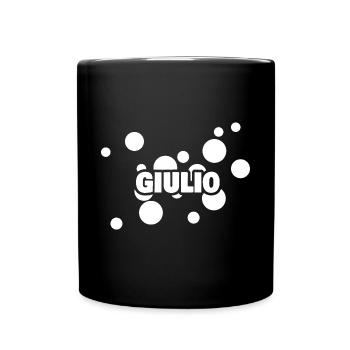 Children's birthday party for Giulio First name Child - Full Colour Mug - black - Front