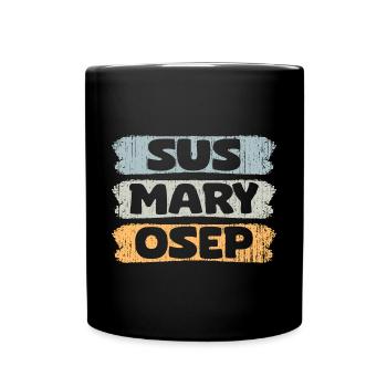 Vintage Sus Mary Osep Pinoy Expression For - Tasse einfarbig - Schwarz - Vorne