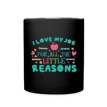 École d’enseignement Montessori - Mug uni - noir - Devant