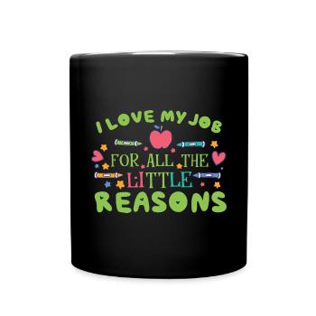 Montessori Teacher - Full Colour Mug - black - Front