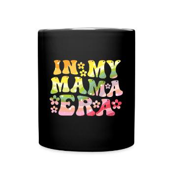 Annonce du bébé de l’ère de ma maman - Mug uni - noir - Devant