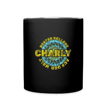 Geschenk für Charly - Tasse einfarbig - Schwarz - Vorne