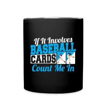 Trader collector s’il s’agit de cartes de baseball - Mug uni - noir - Devant