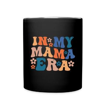 Annonce du bébé de l’ère de ma maman - Mug uni - noir - Devant