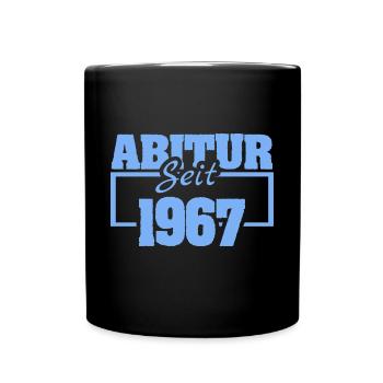 Abi 1967 - Tasse einfarbig - Schwarz - Vorne