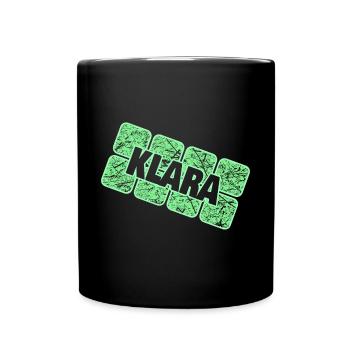 Säugling Klara - Tasse einfarbig - Schwarz - Vorne