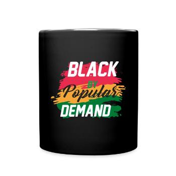 Black History Month Black History - Tasse einfarbig - Schwarz - Vorne