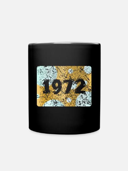 1972 - Tasse einfarbig - Schwarz