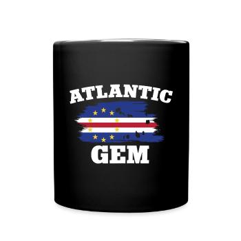 Cape Verde flag Cabo Verde flag - Full Colour Mug - black - Front