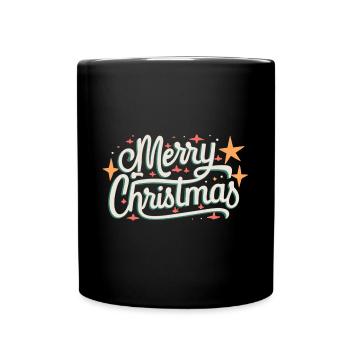 Merry Christmas - Merry Christmas! - Full Colour Mug - black - Front