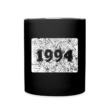 Jahr Zahl 1994 - Tasse einfarbig - Schwarz - Vorne