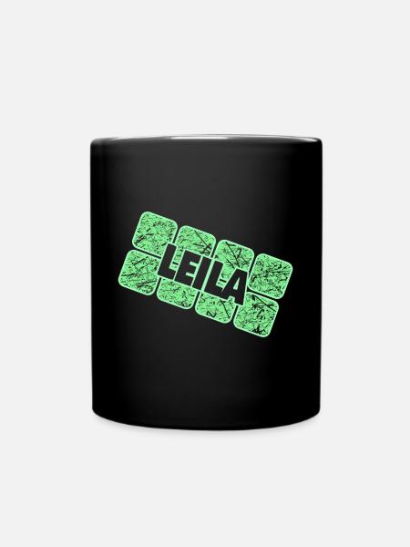 Cadeau pour Leila - Mug uni - noir