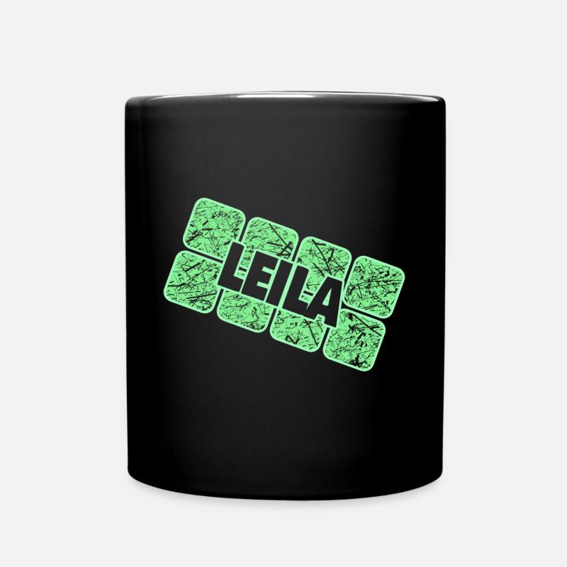Cadeau pour Leila - Mug uni - noir