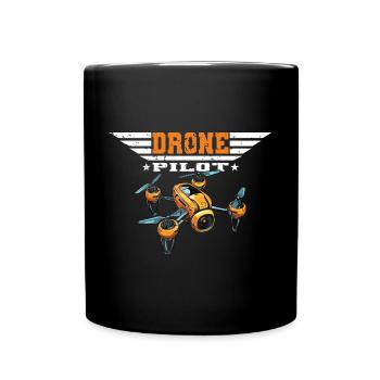 Drohnenpilot Copter FPV UAS Pilot Drone Drohne - Mug uni - noir - Devant