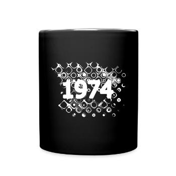 Retro 1974 - Full Colour Mug - black - Front