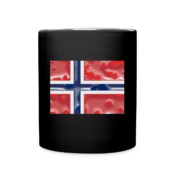 Norway Norwegen - Full Colour Mug - black - Front