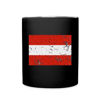 Gift for Austria - Full Colour Mug - black - Front