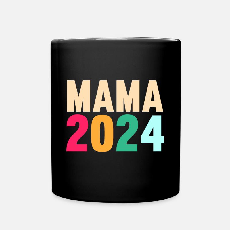 Werdende Mama 2024 - Tasse einfarbig - Schwarz