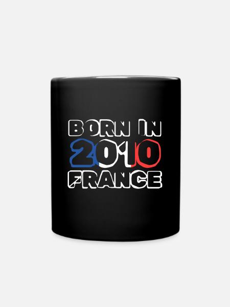 Frankreich 2010 - Tasse einfarbig - Schwarz