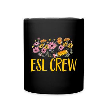 Lehrkraft Englisch Zweitsprache Fremdsprache - Tasse einfarbig - Schwarz - Vorne