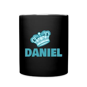 Geschenk für Daniel - Tasse einfarbig - Schwarz - Vorne