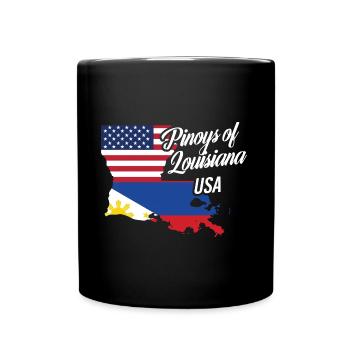 Filipinos von Louisiana Design für stolze Fil-Ams - Tasse einfarbig - Schwarz - Vorne
