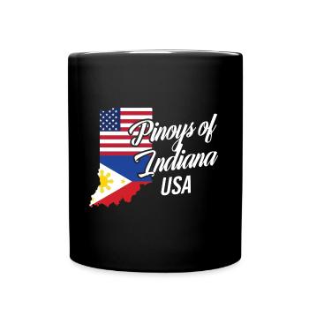 Filipinos von Indiana Design für stolze Fil-Ams - Tasse einfarbig - Schwarz - Vorne