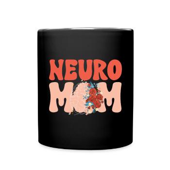 Neurology, Nurse, Brain, Neurologist - Full Colour Mug - black - Front