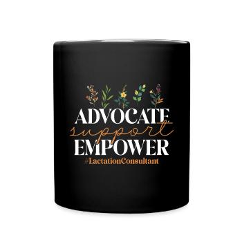 Lactation Consultant IBCLC - Full Colour Mug - black - Front